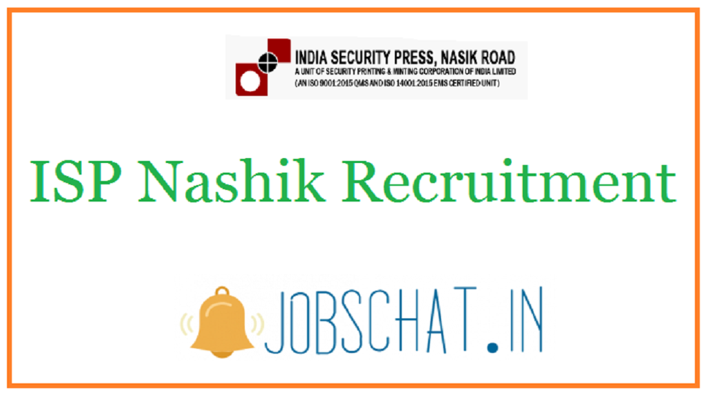 ISP Nashik Recruitment