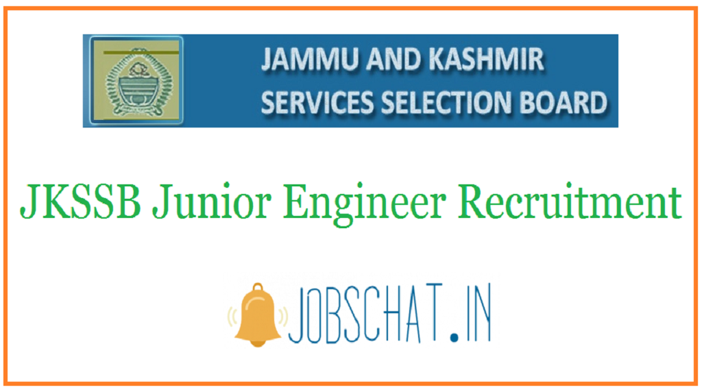 JKSSB Junior Engineer Recruitment