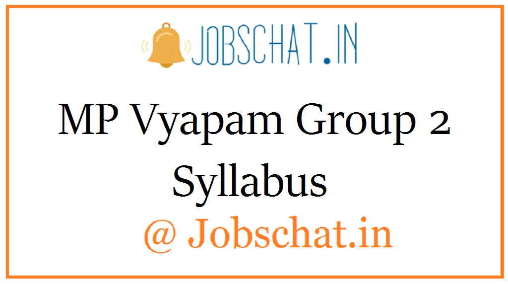 MP Vyapam Group 2 Syllabus 