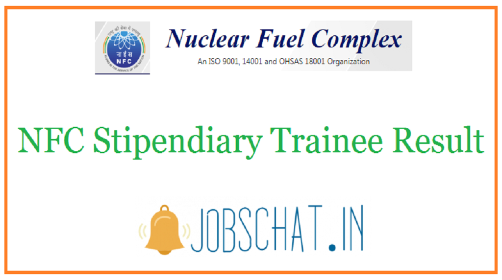 NFC Stipendiary Trainee Result