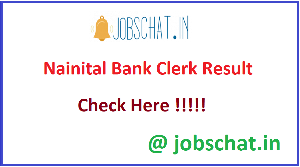 Nainital Bank Clerk Result