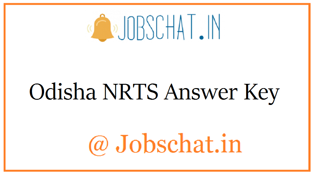 Odisha NRTS Answer Key 