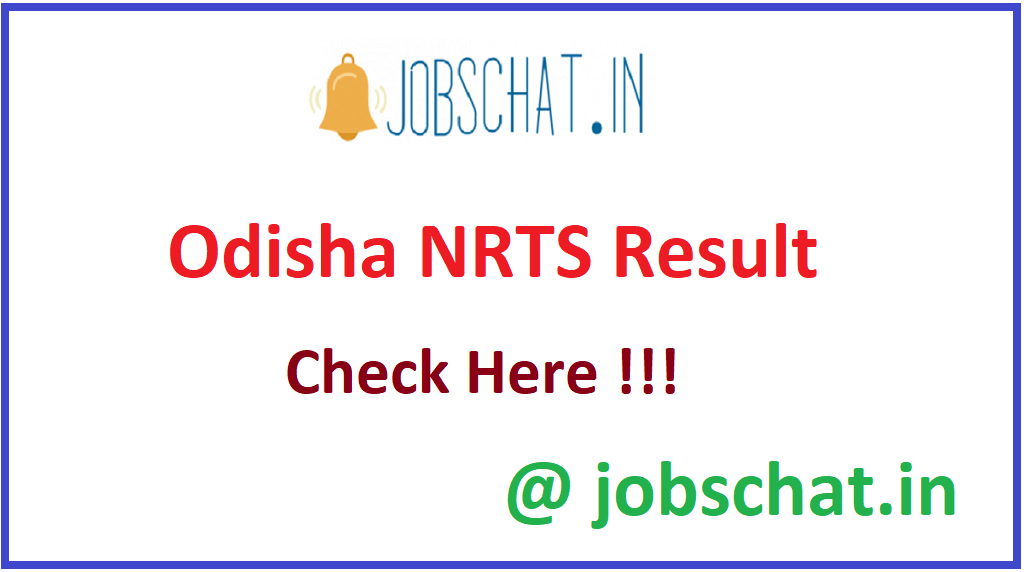 Odisha NRTS Result