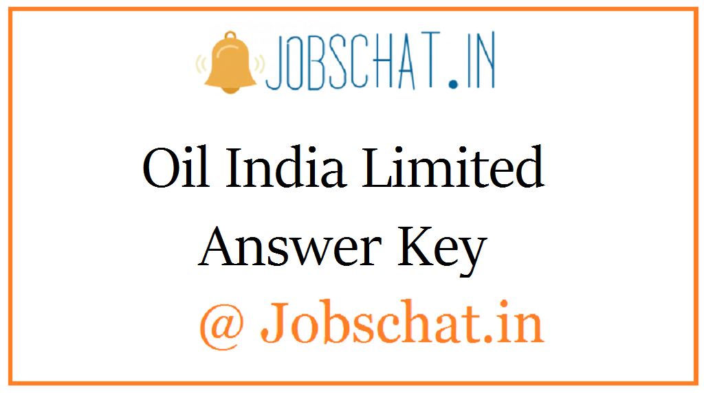 Oil India Limited Answer Key 