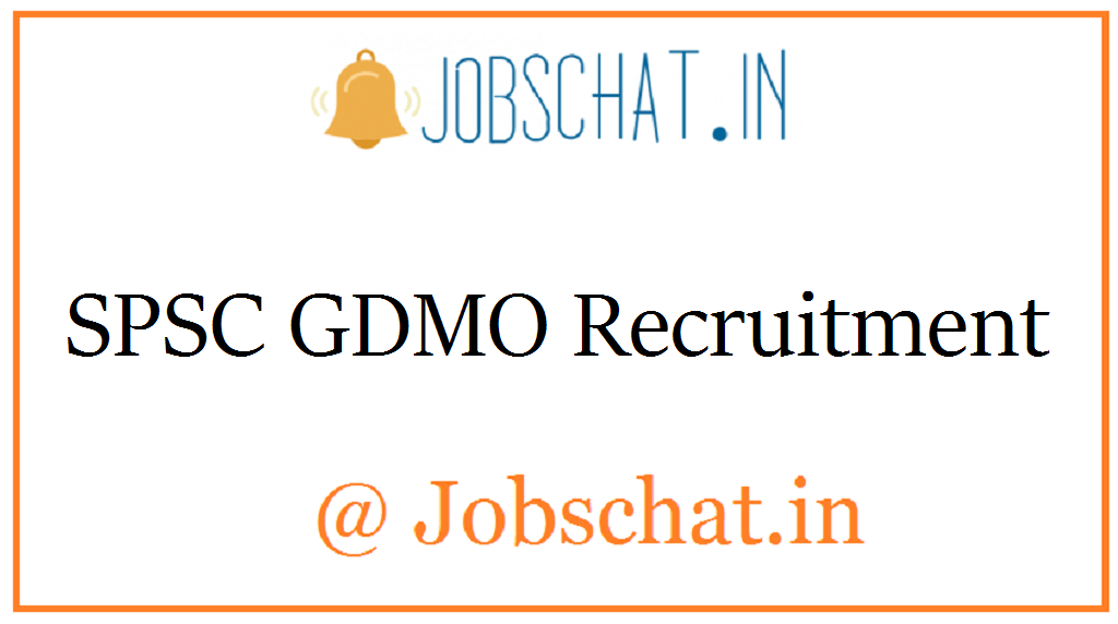 SPSC GDMO Recruitment 