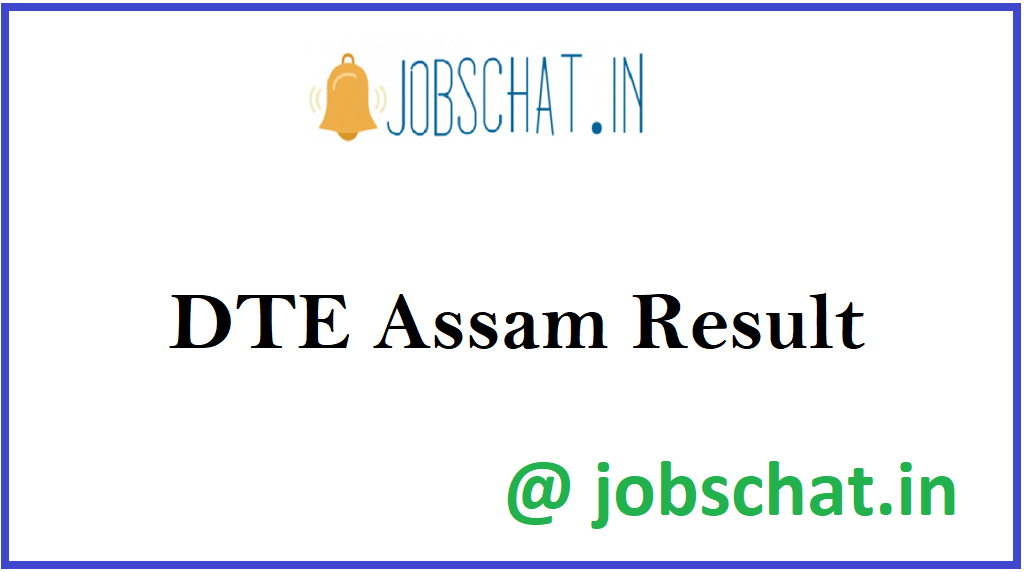 DTE Assam Result