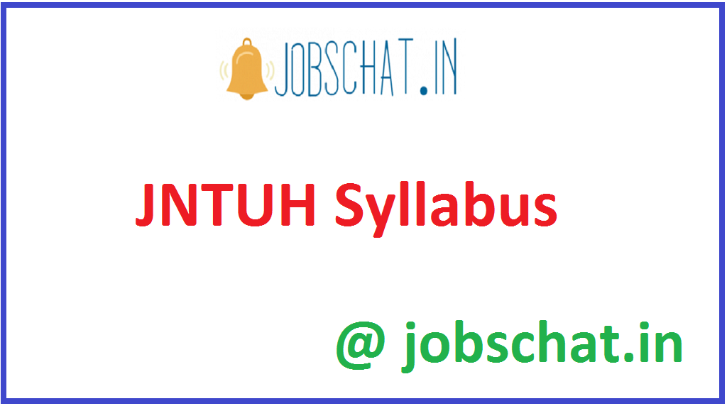 JNTUH Syllabus 2022 Check JNTU Hyderabad B.Pharmacy M.Pharmacy