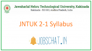 JNTUK 2-1 Syllabus 2022 R20, R19, R16 B.Tech, B.Pharmacy