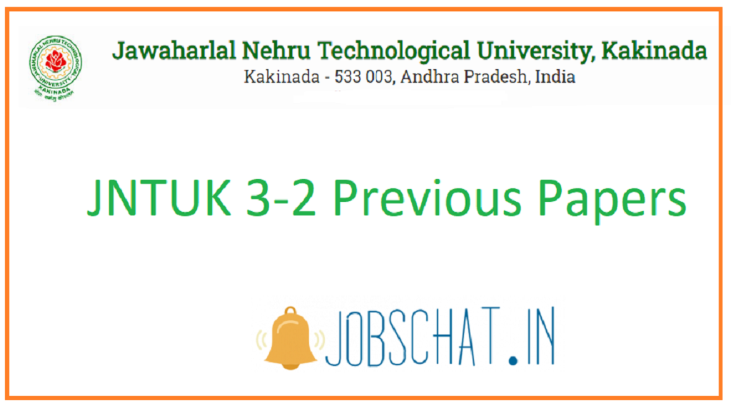 JNTUK 3 2 Previous Papers R19 R16 B.Tech B.Pharmacy