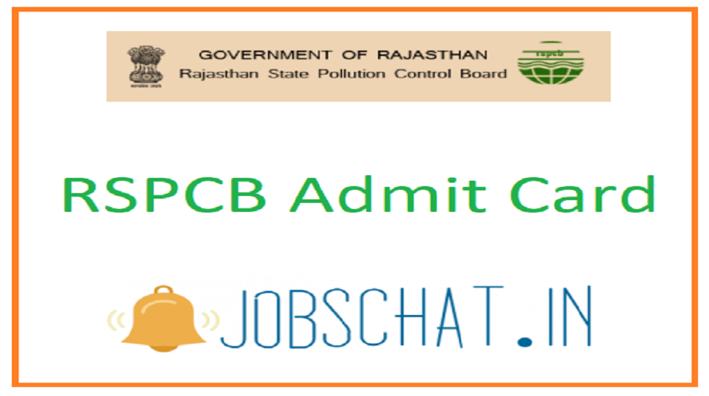RSPCB Admit Card