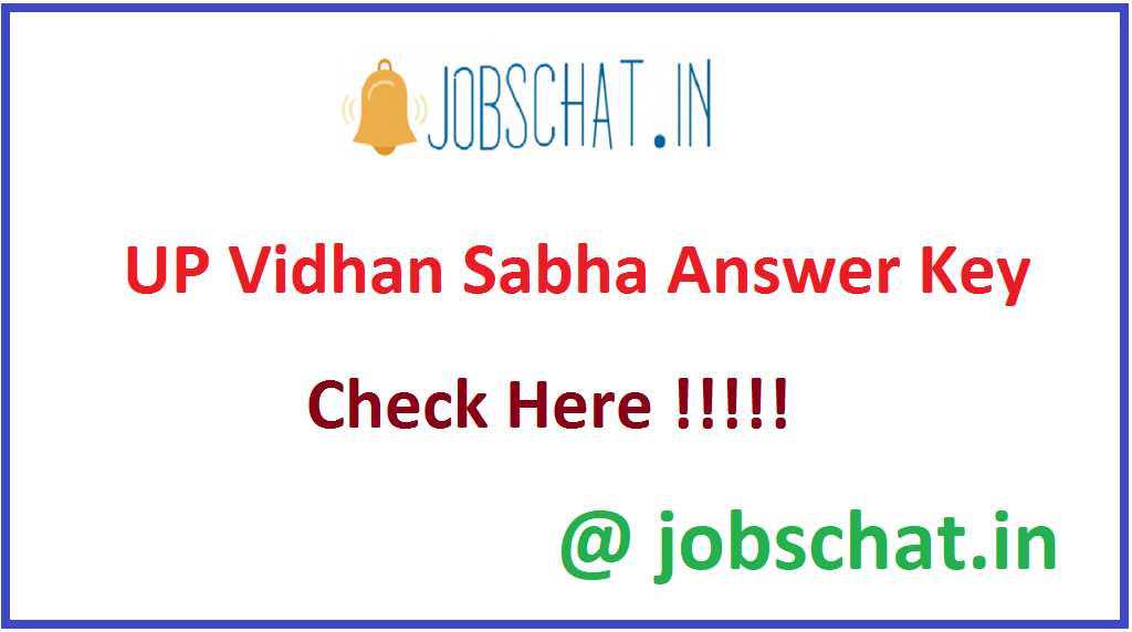 UP Vidhan Sabha Answer Key