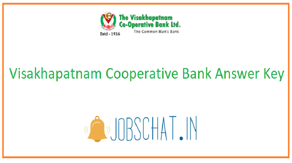 Visakhapatnam Cooperative Bank Answer Key