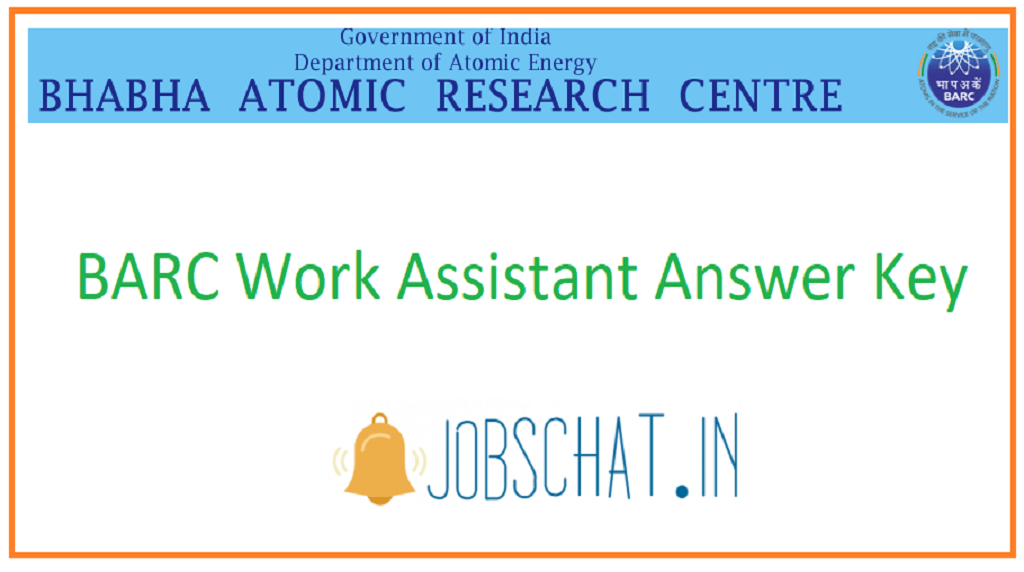 BARC Work Assistant Answer Key