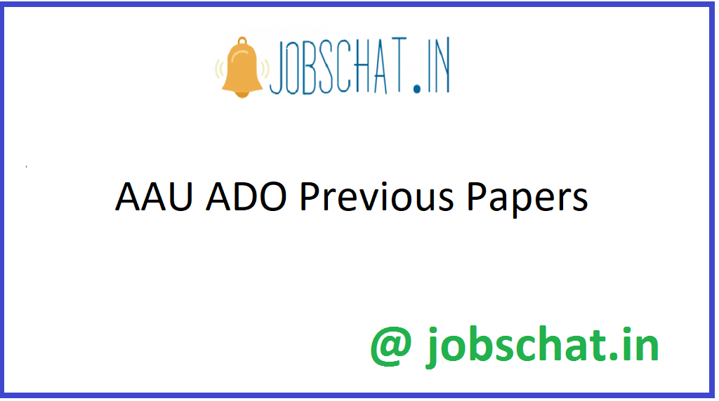 AAU ADO Previous Papers