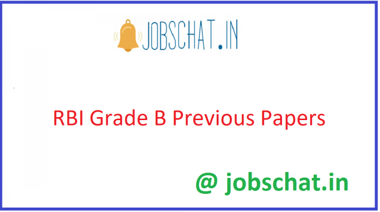 RBI Grade B Previous Year Question Papers (With Answers)