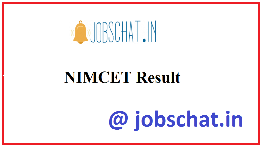 NIMCET Result 