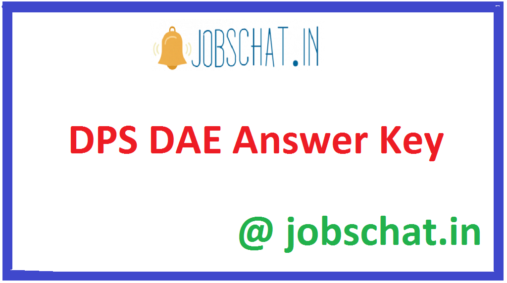 DPS DAE Answer Key