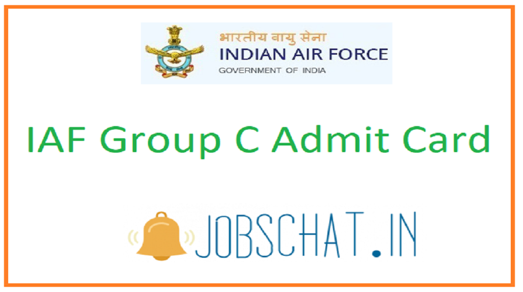 IAF Group C Admit Card