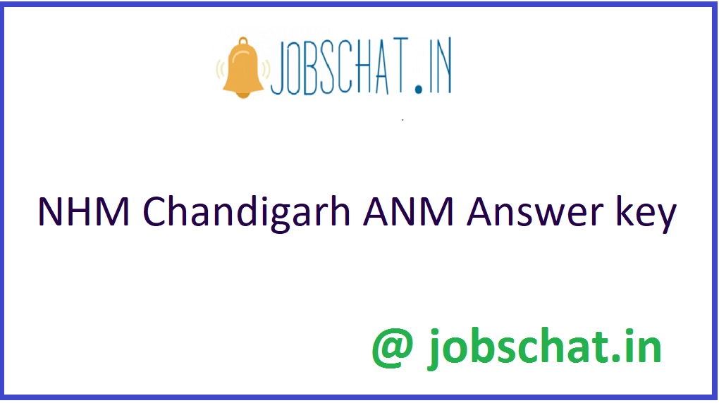 NHM Chandigarh ANM Answer key