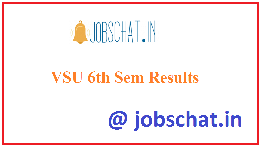 VSU 6th Sem Results 