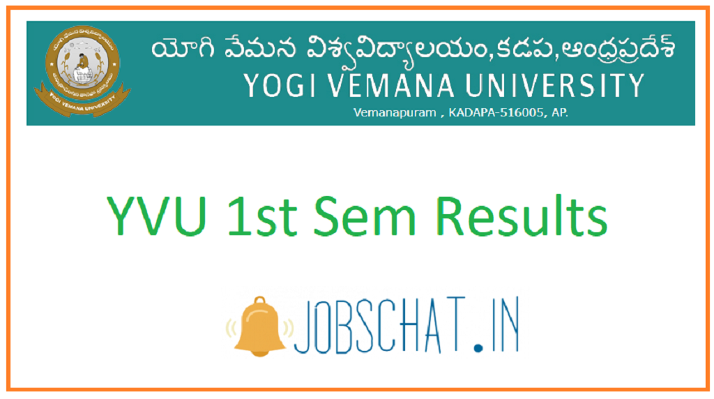 YVU 1st Sem Results