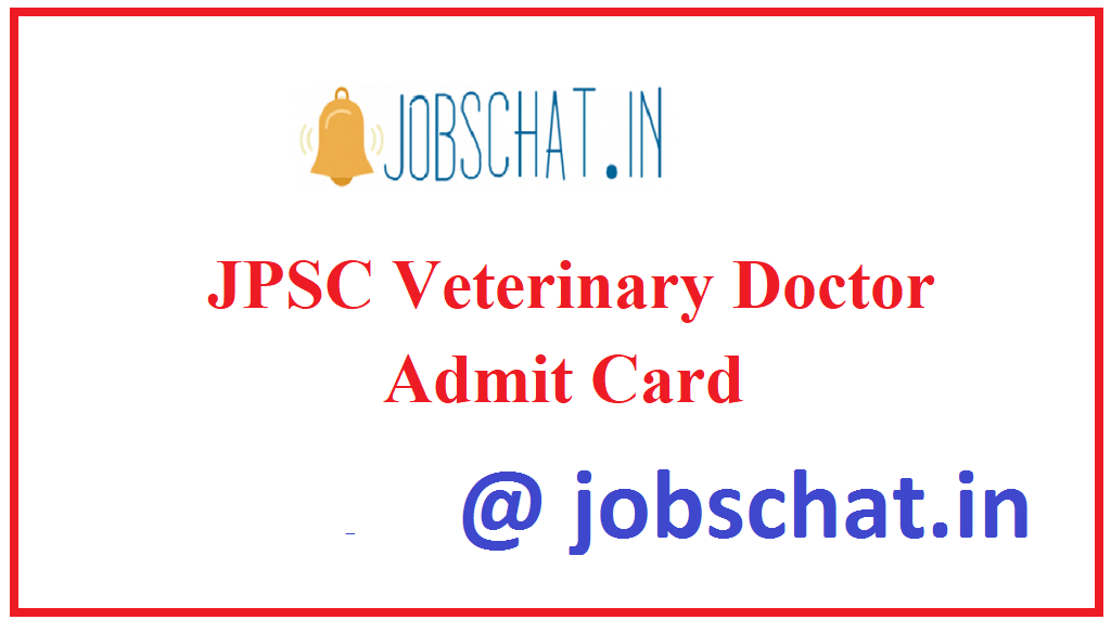 JPSC Veterinary Doctor Admit Card