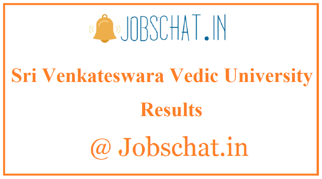 Sri Venkateswara Vedic University Results