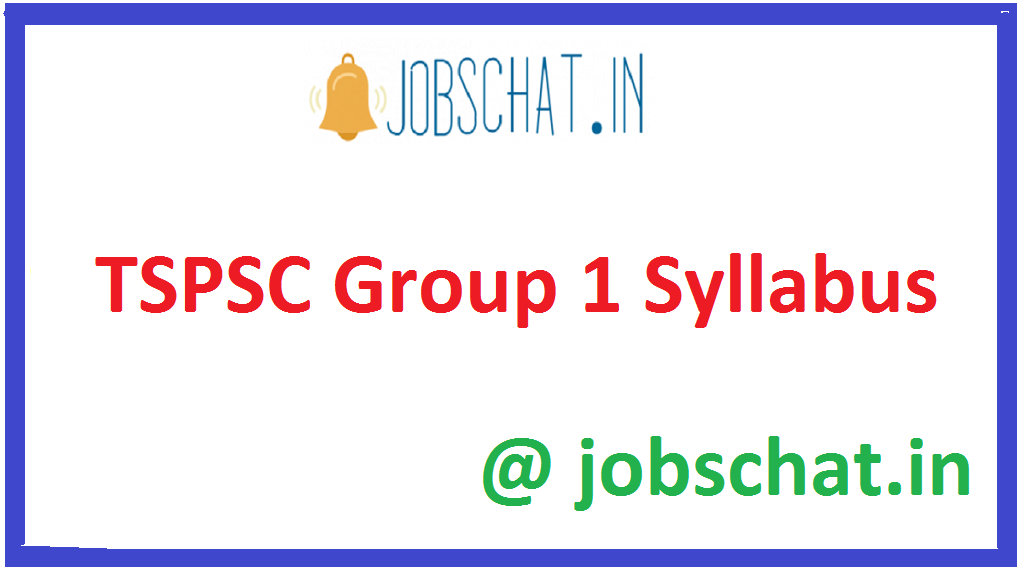 TSPSC Group 1 Syllabus
