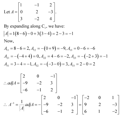 NCERT Solutions class 12 maths chapter 4 ex 4.5 q 10(a)