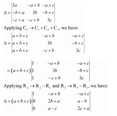 NCERT Solutions class 12 maths chapter 4 ms q 13(a)