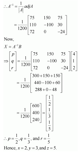 NCERT Solutions class 12 maths chapter 4 ms q 16(d)