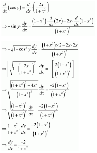 NCERT Solutions class 12 maths chapter 5 ex 5.3 q 13(d)