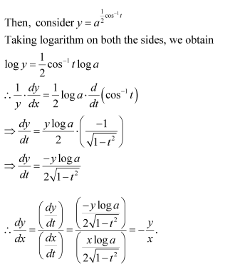 NCERT Solutions class 12 maths chapter 5 ex 5.6 q 11(c)