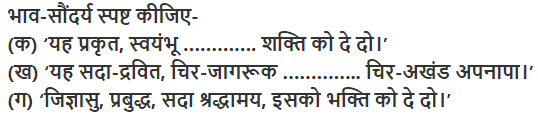 NCERT Solutions For Class 12 Hindi Antra Ch3 Q6