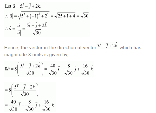 NCERT Solutions For Class 12 Maths Chapter 10 Vector Algebra Ex 10.2 q 10(a)