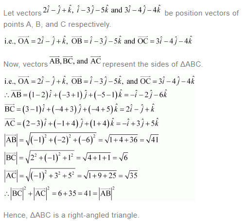NCERT Solutions For Class 12 Maths Chapter 10 Vector Algebra Ex 10.3 q 17(a)