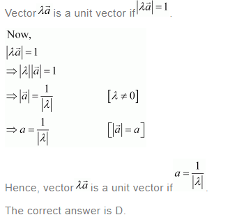 NCERT Solutions For Class 12 Maths Chapter 10 Vector Algebra Ex 10.3 q 18(a)