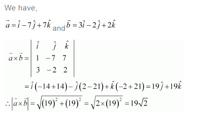 NCERT Solutions For Class 12 Maths Chapter 10 Vector Algebra Ex 10.4 q 1(a)