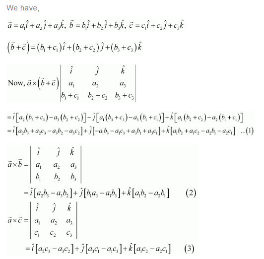 NCERT Solutions For Class 12 Maths Chapter 10 Vector Algebra Ex 10.4 q 7(a)