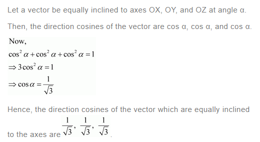 NCERT Solutions For Class 12 Maths Chapter 10 Vector Algebra Ex 10.5 q 11(a)