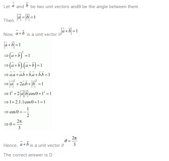 NCERT Solutions For Class 12 Maths Chapter 10 Vector Algebra Ex 10.5 q 17(a)