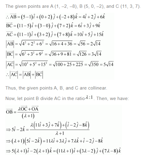 NCERT Solutions For Class 12 Maths Chapter 10 Vector Algebra Ex 10.5 q 8(a)