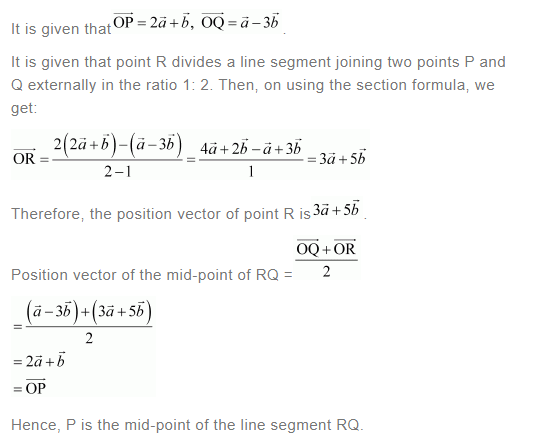 NCERT Solutions For Class 12 Maths Chapter 10 Vector Algebra Ex 10.5 q 9(a)