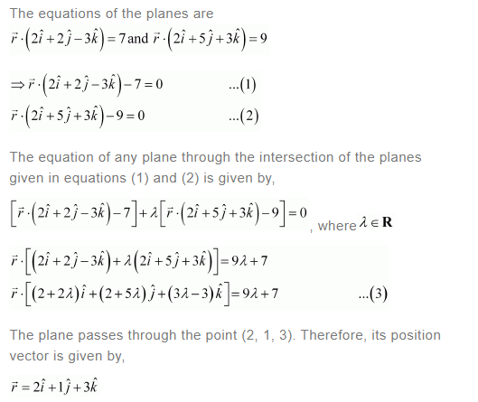 NCERT Solutions For Class 12 Maths Chapter 11 Three Dimensional Geometry Ex 11.3 q 10(a)