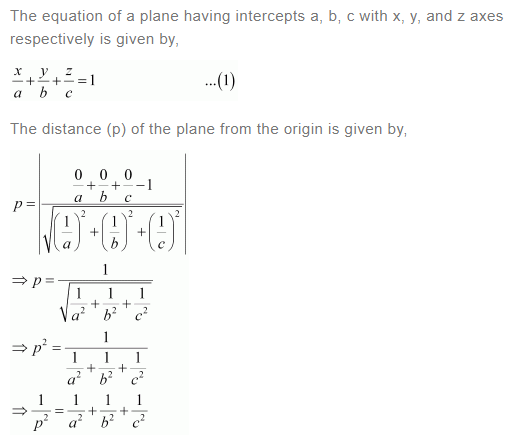 NCERT Solutions For Class 12 Maths Chapter 11 Three Dimensional Geometry Miscellaneous Solutions q 21(a)