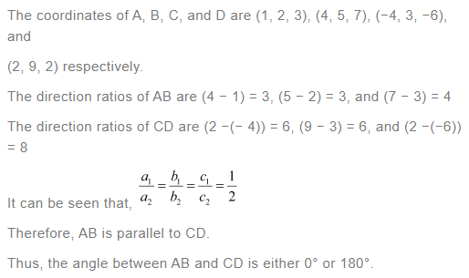 NCERT Solutions For Class 12 Maths Chapter 11 Three Dimensional Geometry Miscellaneous Solutions q 5(a)