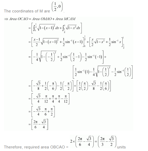 NCERT Solutions For Class 12 Maths Chapter 8 Application Of Integrals Ex 8.2 q 2(a)