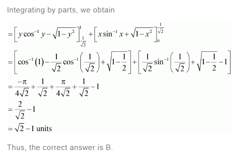 NCERT Solutions For Class 12 Maths Chapter 8 Application Of Integrals Ex 8.3 q 19(b)