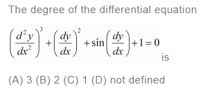 NCERT Solutions For Class 12 Maths Chapter 9 Differential Equations Ex 9.1 q 11