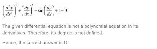 NCERT Solutions For Class 12 Maths Chapter 9 Differential Equations Ex 9.1 q 11(a)